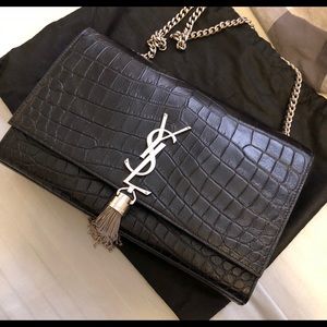 ❌SOLD❌ Saint Laurent YSL medium kate embossed bag